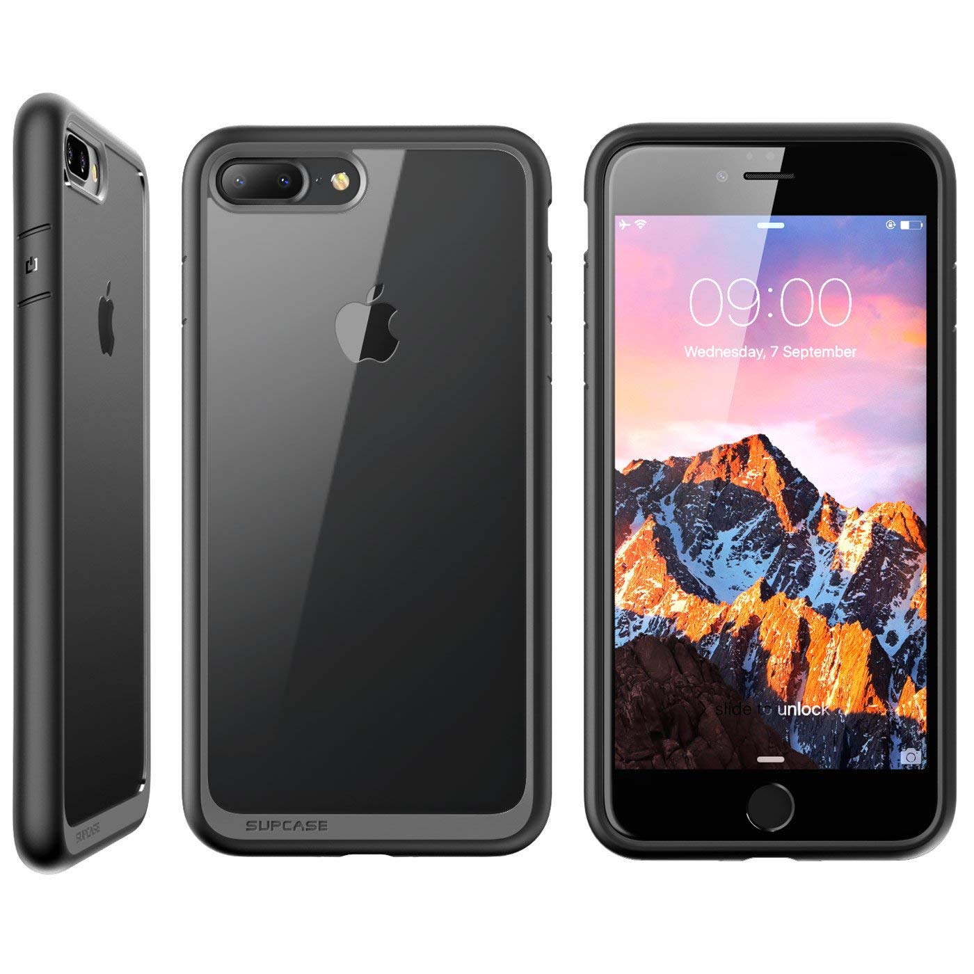 SUPCASE Unicorn Beetle Style Case Designed for iPhone 7 Plus, iPhone 8 Plus Case, Premium Hybrid Protective Clear Case for Apple iPhone 7 Plus 2016 / iPhone 8 Plus 2017 (Black) - Image 4