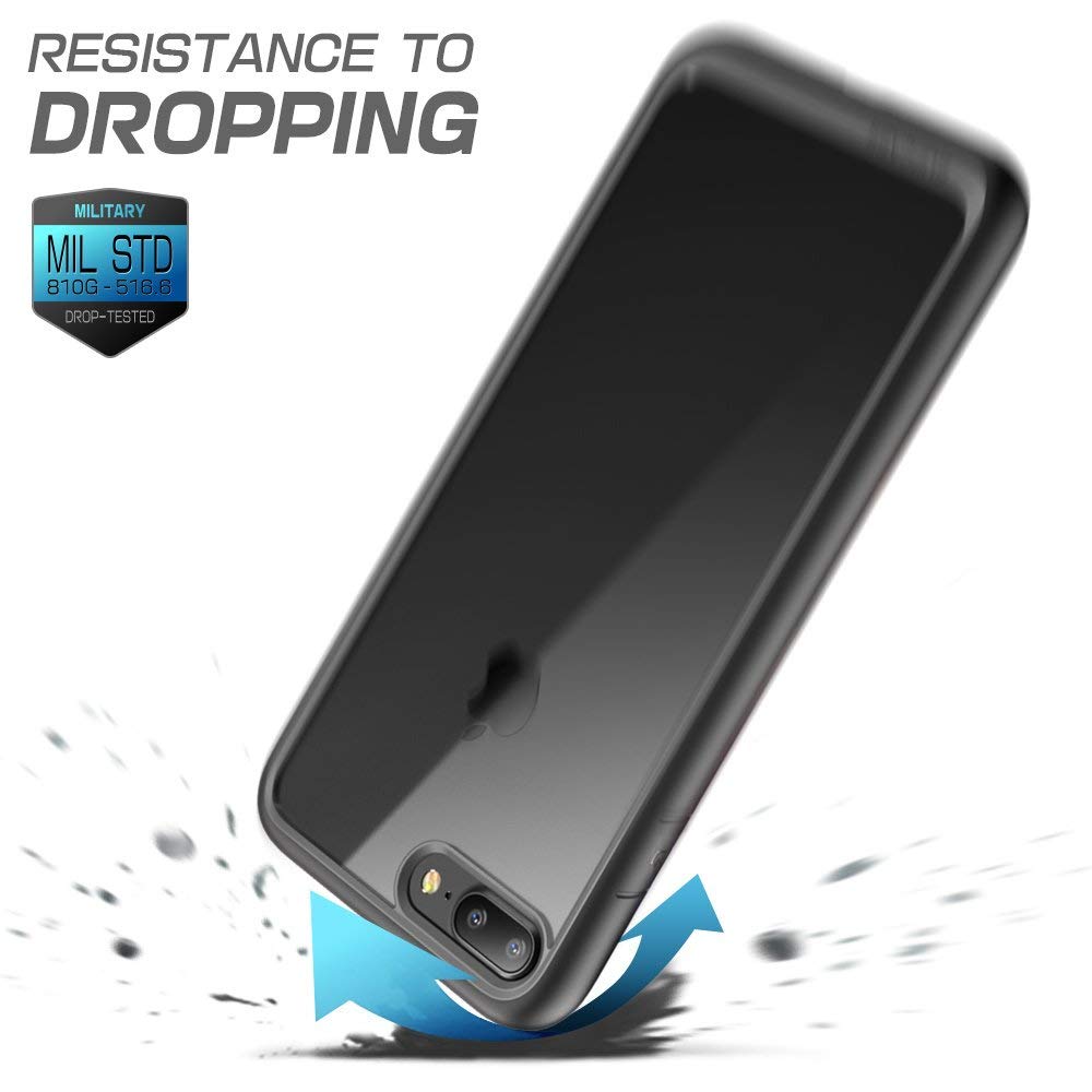 SUPCASE Unicorn Beetle Style Case Designed for iPhone 7 Plus, iPhone 8 Plus Case, Premium Hybrid Protective Clear Case for Apple iPhone 7 Plus 2016 / iPhone 8 Plus 2017 (Black) - Image 5