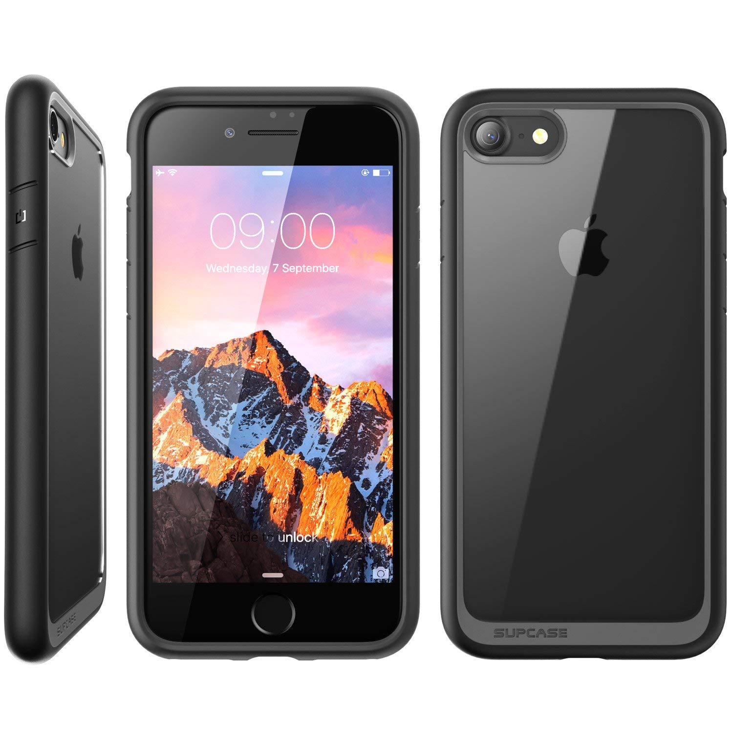 SUPCASE Unicorn Beetle Style Case for iPhone SE 3 (2022), iPhone SE 2020, iPhone 7, iPhone 8, Premium Hybrid Protective Clear Case (Black) - Image 4