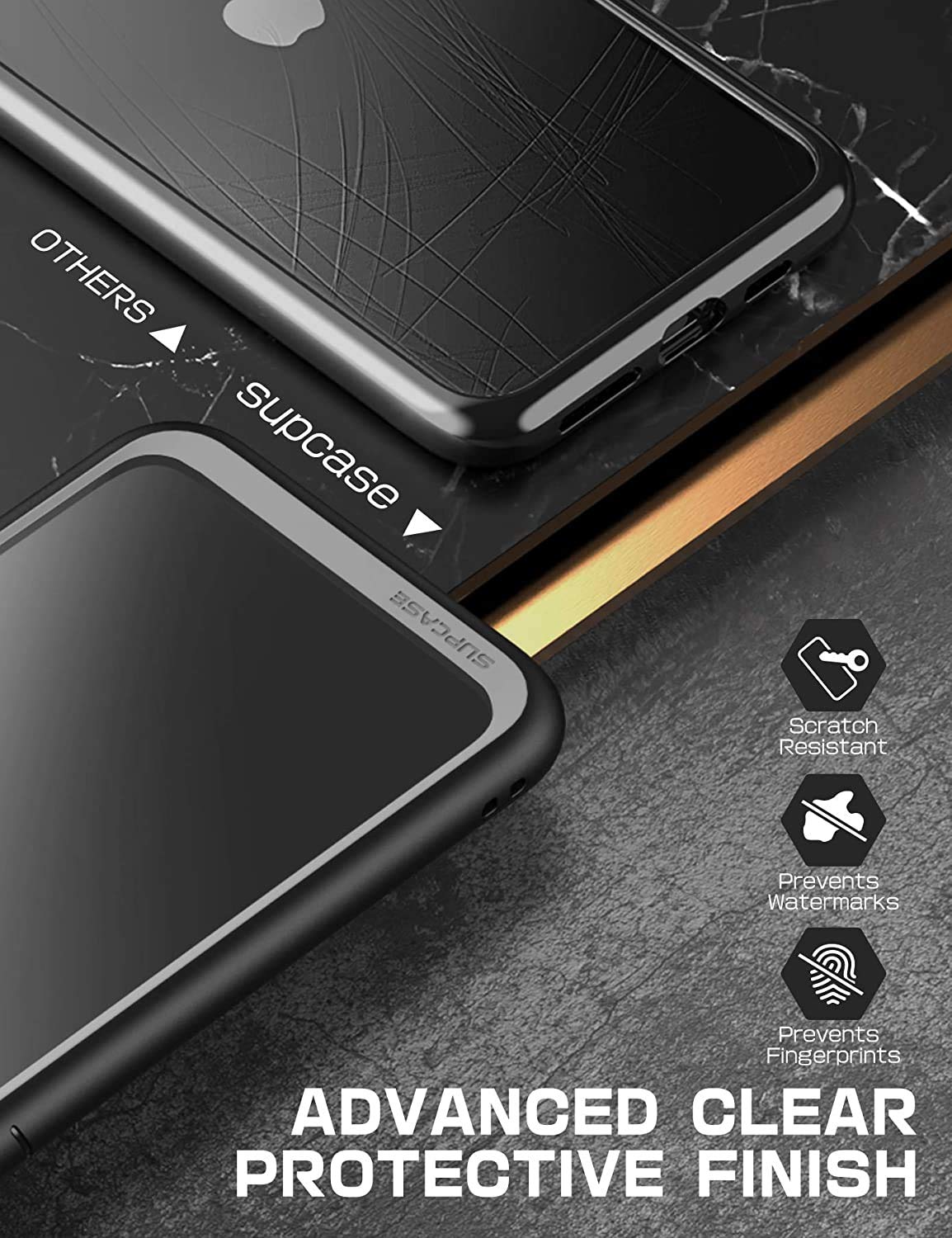 SUPCASE Unicorn Beetle Style Series Case Designed for iPhone 11 Pro 5.8 Inch (2019 Release), Premium Hybrid Protective Clear Case (Black) - Image 5