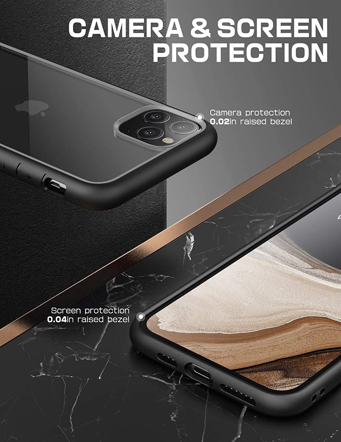 SUPCASE Unicorn Beetle Style Series Case Designed for iPhone 11 Pro 5.8 Inch (2019 Release), Premium Hybrid Protective Clear Case (Black) - Image 6