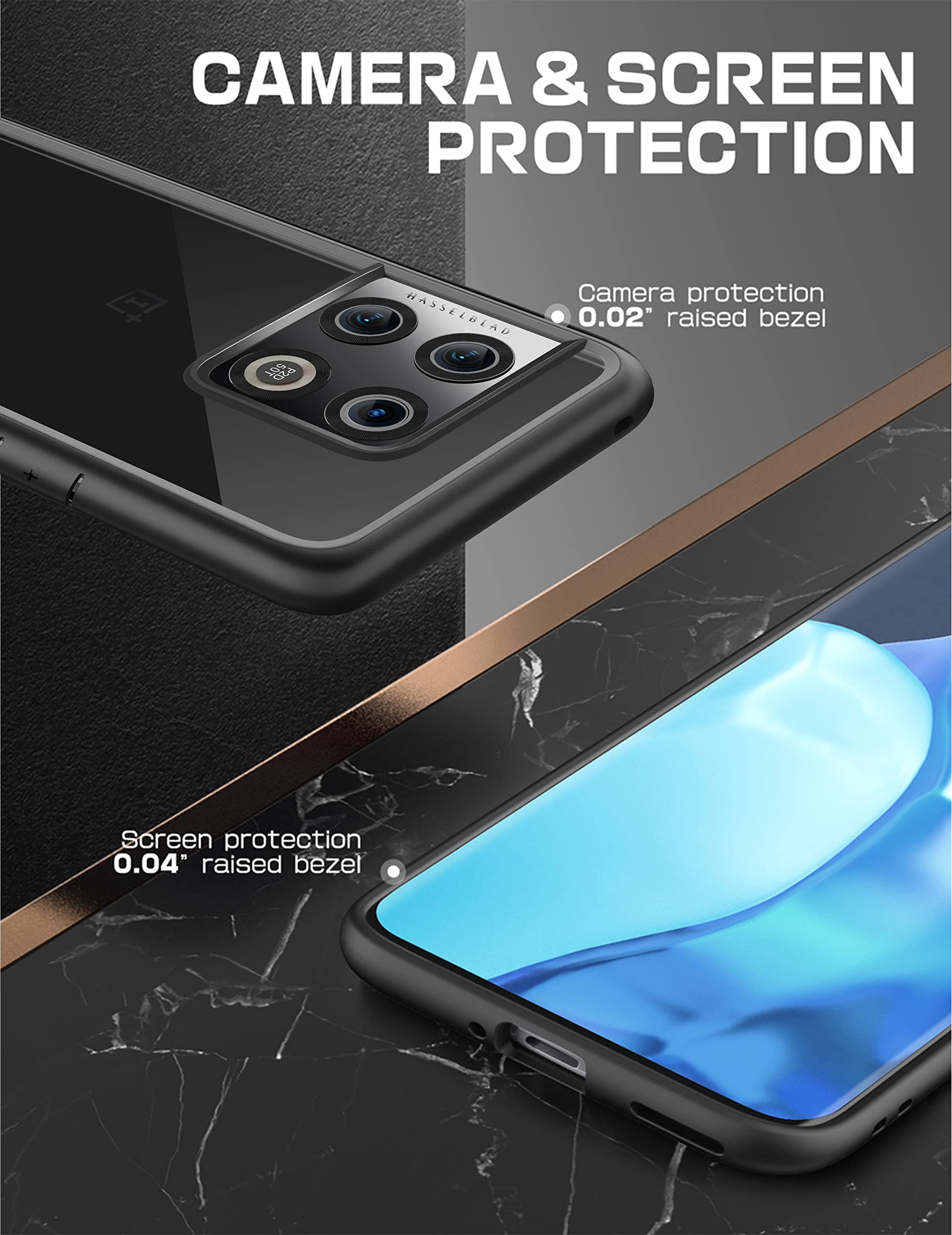 SUPCASE Unicorn Beetle Style Series Case Designed for OnePlus 10 Pro 5G (2022 Release), Premium Hybrid Protective Clear Case (Black) - Image 3